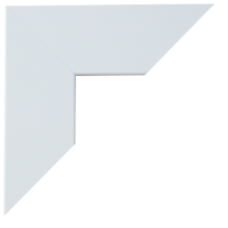 White Flat Frame