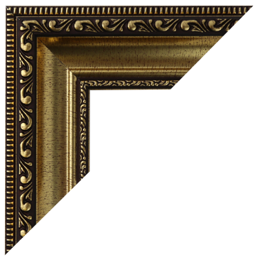 Elegant Black or White with gold matting and Gold Picture Frame