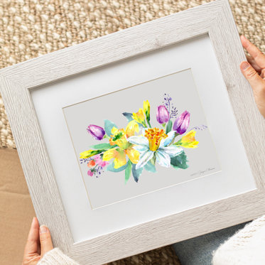 A framed custom art giclee print showcasing the archival and lasting quality of our giclee prints.