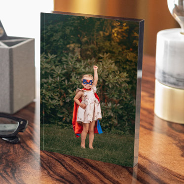 Mpix Acrylic Photo Block with Family Photos