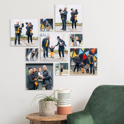 15% Off Wall Art & Framing, A Collagewall Display with Family Photos