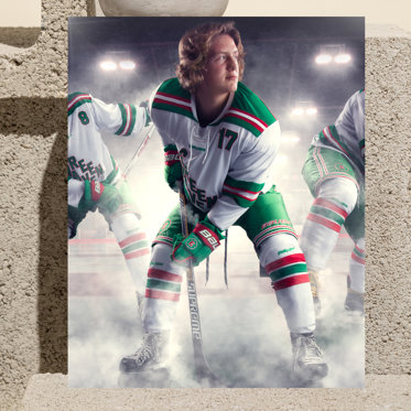 photo of a hockey player