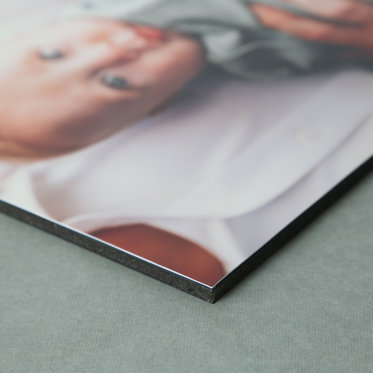 An up close view of our foam-core moutned prints. Your print is mounted on 3/16â acid-free foam core for added support and preserves the quality of your print over time.